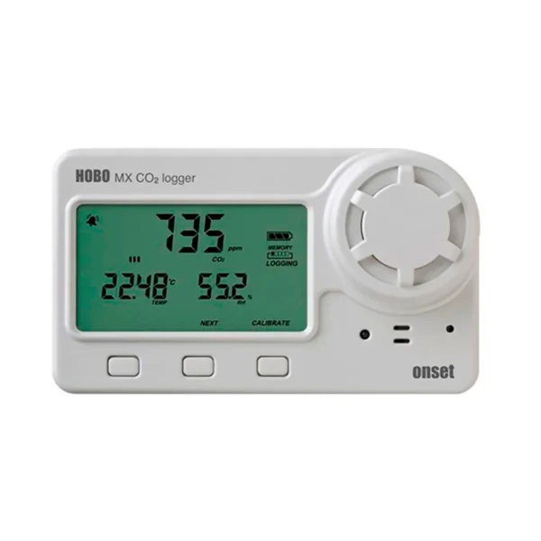 Registrador de CO2, Temperatura y Humedad Relativa Hobo MX1102
