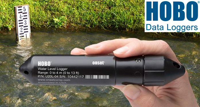 Registradores de Datos HOBO Para Hidrología de Arroyos y Humedales