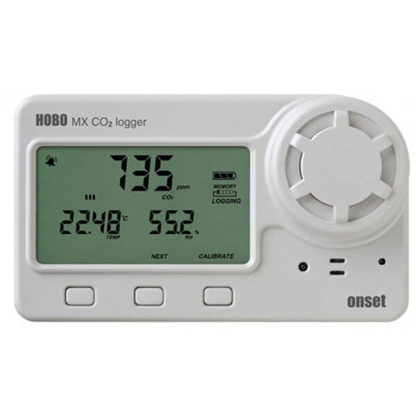 Registrador de temperatura, humedad y CO2 – MX1102A