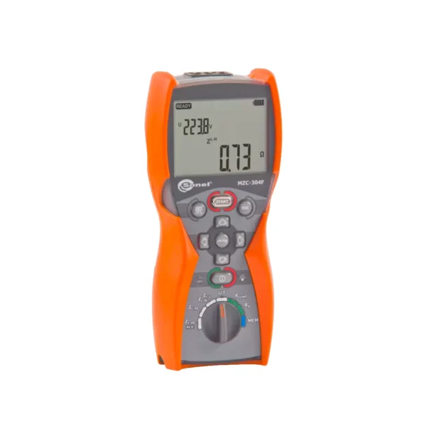Medidor de impedancia de bucle de cortocircuito Sonel MZC-304F