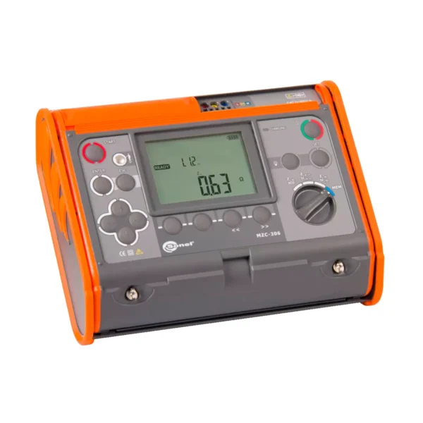 Medidor de impedancia de bucle de cortocircuito Sonel MZC-306