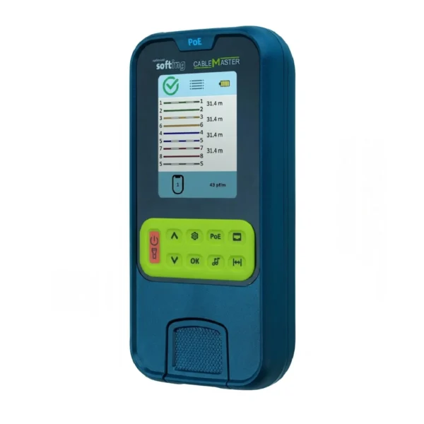 Verificador y Probador de Cableado SOFTING IT CableMaster PoE